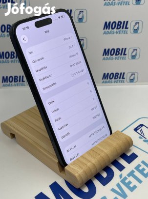 007 Apple iphone 16 128GB, 100% akkumlátor, 12 hónap garancia!