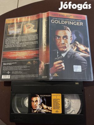 007 goldfinger akció vhs kistok