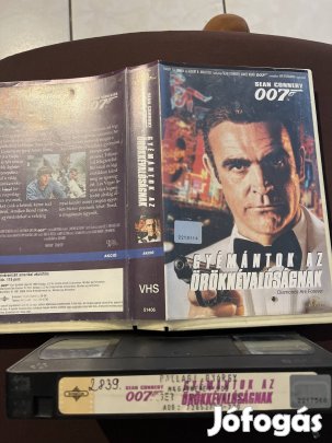 007 gyémántok az örökkévalóságnak akció vhs nagytok