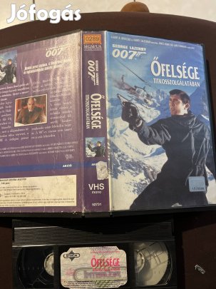 007 őfelsége titkosszolgálatában akció vhs 