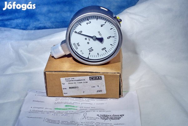 0-10bar nyomásmérő óra 1400 Ft