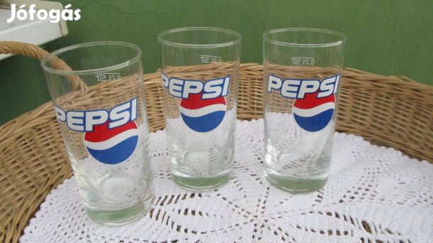 0,2 L-es Pepsis pohár 3 db