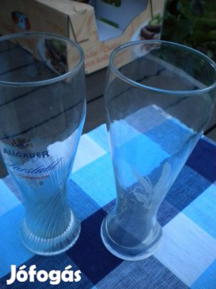 0,5 literes sörös pohár búzasör 2db