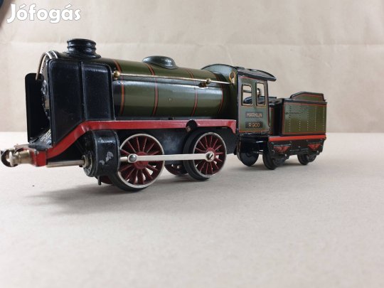 0-ás Marklin R880 és 889 Óraműves Gőzmozdony Szerkocsival