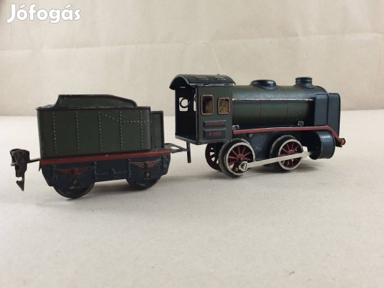 0-ás Marklin R 880 Óraműves Gőzmozdony Régi Játék