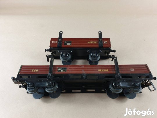 0-ás Merkur Tehervagon - Vagon - 2 db Egyben - Pévé Nyomtávú