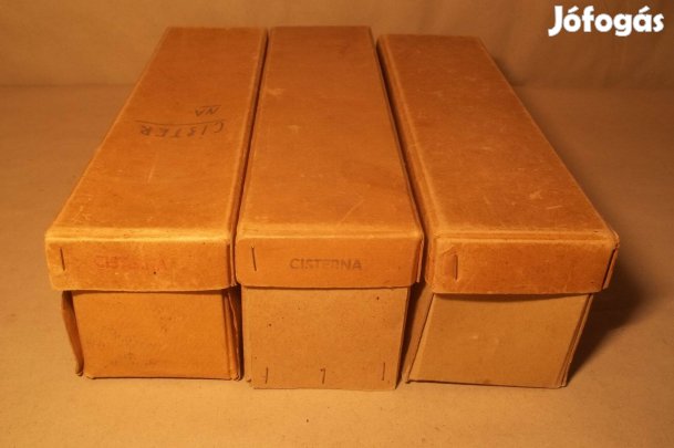 0-ás Merkur Vasútmodell Vagon Dobozok - 3 Db Egyben