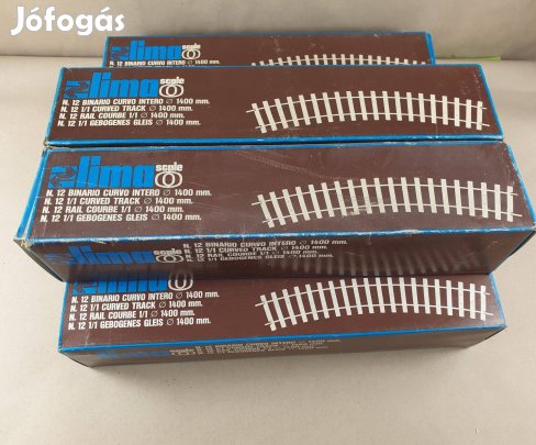 0-ás , Spur 0 Lima 6811 Íves Sín - 72 db Egyben