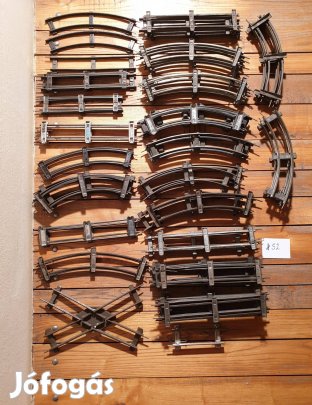 0-s Óraműves Régi Sín - Vágány Csomag 127 db #S2