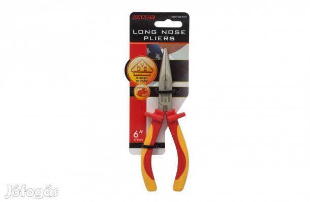 1000V Szigetelt Villanyszerelő laposfogó 170 mm