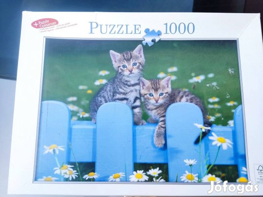 1000 darabos macskás puzzle / kirakó
