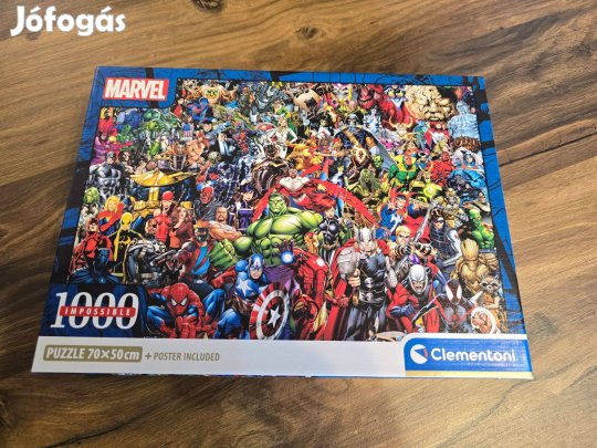 1000 db-os Marvel Impossible puzzle, kirakó + poszter