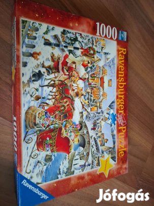 1000 db-os karácsonyi puzzle - használt