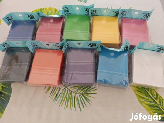 1000 db színes kártyavédő egyben 66x99
