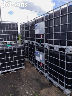 1000l-es tartály, fekete