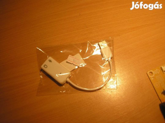 10074 Fehér lengő USB hangkártya Virtual 7.1 sztereo