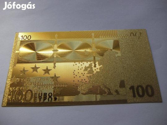 100 Euró Aranyozott Emlékbankjegy