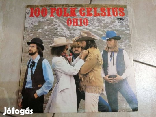 100 Folk Celsius- bakelit hanglemez kiváló állapotban Ex
