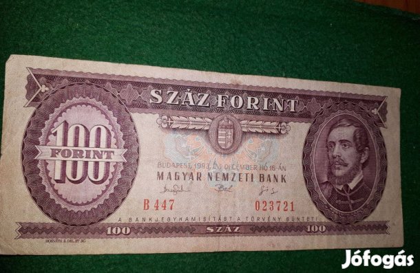 100 Forintos bankjegy 1992 Forgalomban volt
