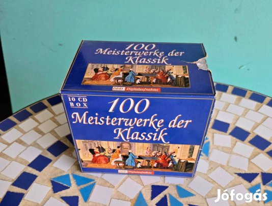 100 Meisterwerke der Klassik 10 CD-s díszdobozos gyűjtemény (DDD)