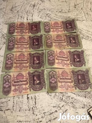 100 Pengő 1930.07.01 (8 db)