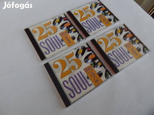 100 Soul Hits Vol. 1 -4 Műsoros Audió CD lemezek 4-es Szettben