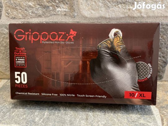 100% Nitrile Csúszásmentes Védőkesztyű 50db/doboz 7S 8M 9L 10XL 11XXL