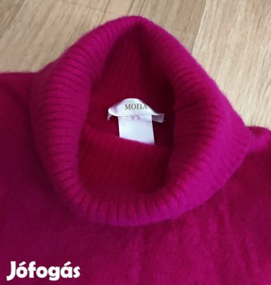 100 % kasmír Pink női garbó S