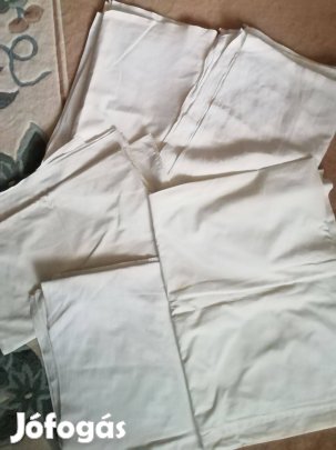 100 % pamut fehér lepedő