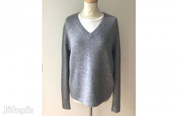 100% finom gyapjú, női pulóver -Marks & Spencer basic. (18-as) -L-XL