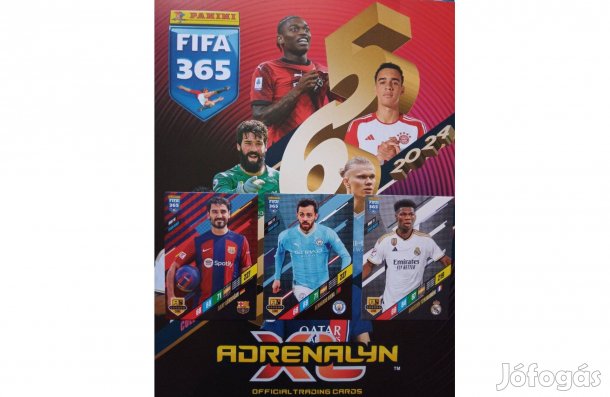 100 db Fifa 365 2024 kártya nagy fémdobozban