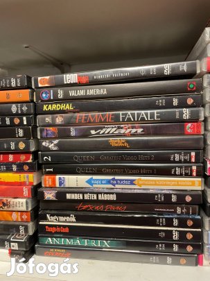 100 db eredeti DVD egyben eladó nagyon jó árban