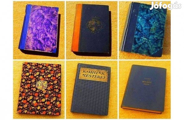 100 éves antik könyv 1910 - 1920 - (6 kötet)