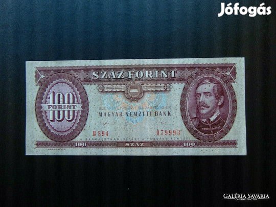 100 forint 1989 B 894 Nyomdahibás bankjegy ! Kép szerint
