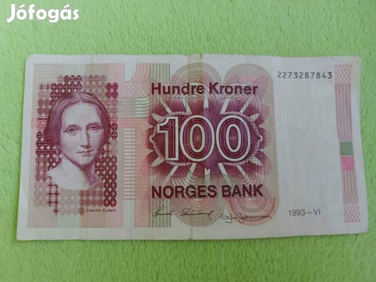 100 norvég korona 1993