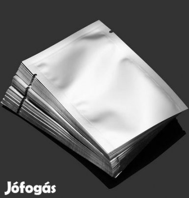 100db. 9x13 cm-es Metalizált Vákuum fólia  100db (2018)