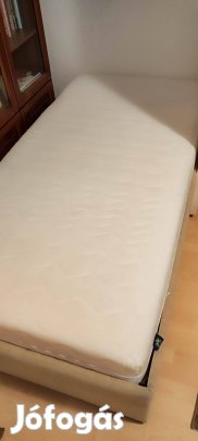 100x200 ágy, állítható ágyrács, Rottex kókuszmatrac, m9sható huzattal