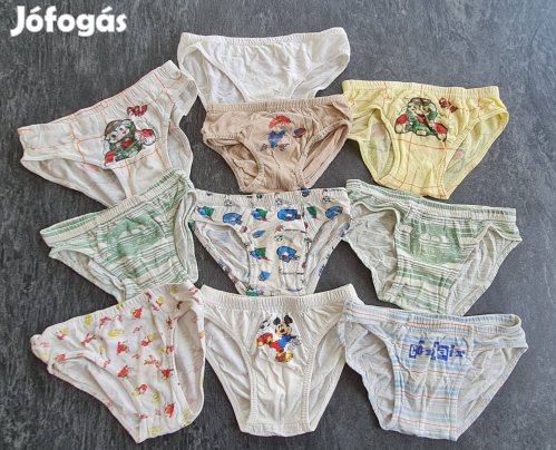 104-110-es 10 db-os használt állapotú alsógyatya csomag