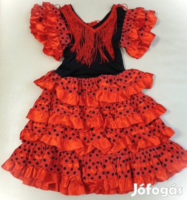 104/110 spanyol táncoslány jelmez,4-5 év