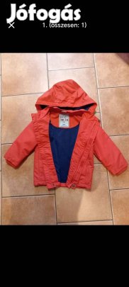 104-es fiú tavaszi kabát 