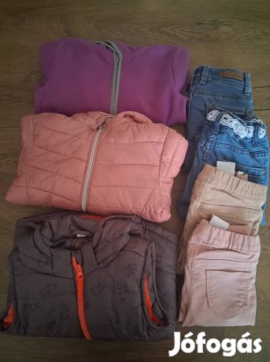 104-es kislány tavaszi/őszi ruhacsomag (H&M, Benetton stb.) 