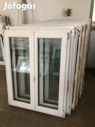 105 x 132 cm-es 2 szárnyú ablakok