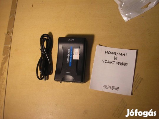 10817 HDMI -> SCART adapter Digitális -> analóg videó konverter