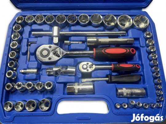 108 db-os dugókulcs készlet (kék)