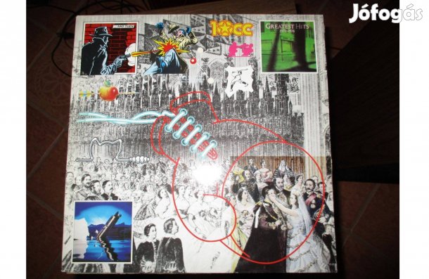 10CC's greatest hits bakelit hanglemez eladó