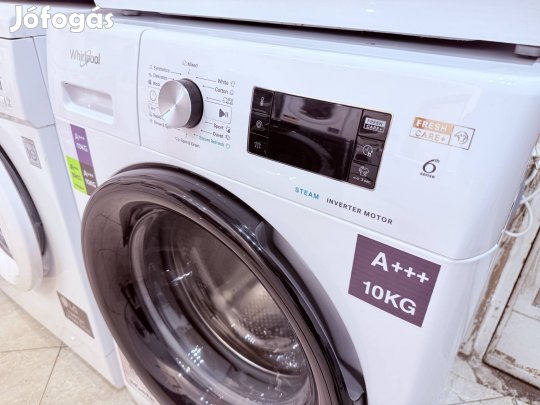 10KG whirlpool Steam mosogep elöltöltős mosógép