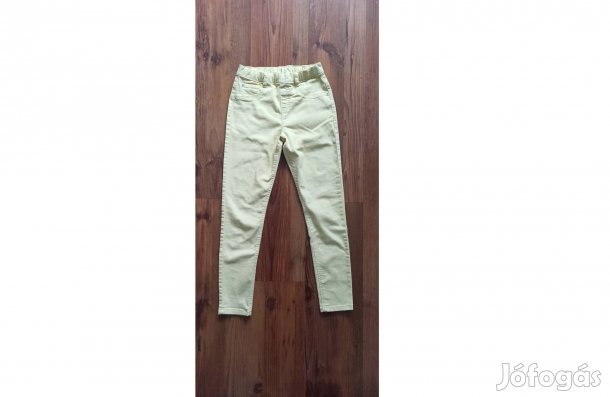 10-11év F&F lány citromsárga leggings