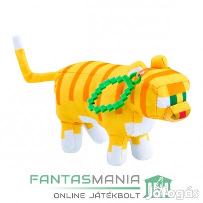 10-13cm Minecraft figura - Ocelot mini plüss játék figura akasztóval