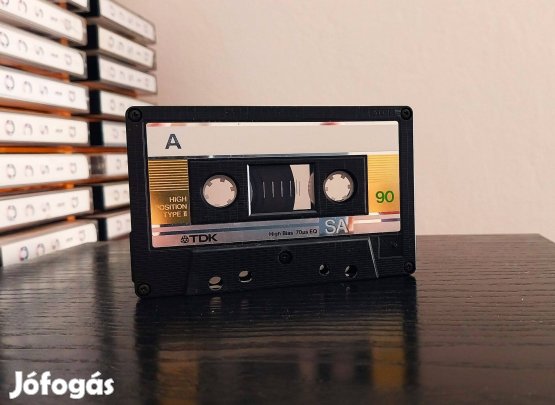 10 darab TDK SA 90 kromos kazetták jó állapotban eladó!