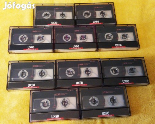 10 darab jó állapotú Sony UX kazetták eladók!